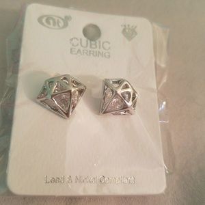Diamond Shaped Studs